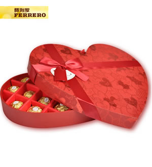 柔情蜜意 （已下架）-费列罗心形巧克力礼盒