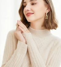 女士 纯山羊绒毛衣 - 多色可选 100%羊绒 轻盈保暖绒柔