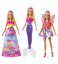 芭比娃娃 公主换装组合 - 正品Barbie 百变造型