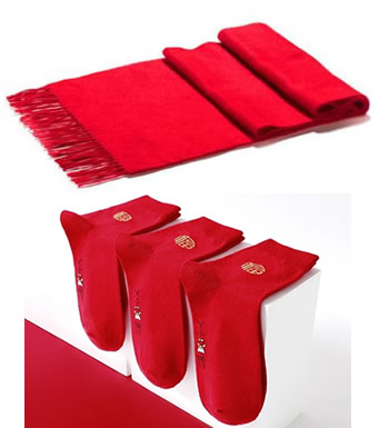 红红火火 （已下架）-红围巾+红袜子