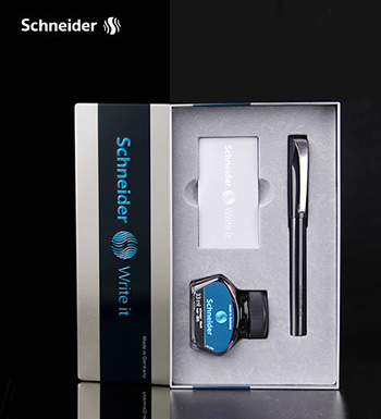 德国进口施耐德克里普钢笔 （已下架）-钢笔+墨水套装