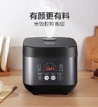 苏泊尔 家用智能电饭煲 - 铜晶不粘内胆 金属拉丝机身